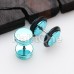 Iridescent Metallic Coat Acrylic Fake Plug with O-Rings