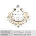 Golden Celestial Filigree Fake Septum Clip-On Ring