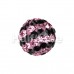Dazzling Stripes Multi-Sprinkle Dot Belly Button Ring