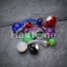Double Gem Bio Flexible Shaft Acrylic Ball Belly Button Ring