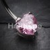 Classic Cubic Zirconia Heart Prong Sparkle Belly Button Ring Classic Cubic Zirconia Heart Prong Sparkle Belly Button Ring