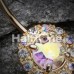 Golden Aurora Sparkle Belly Button Ring