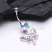 Dragonfly Glam Wings Belly Button Ring