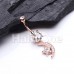 Rose Gold Shoot for the Moon Belly Button Ring