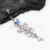 Twinkling Butterfly Fall Fancy Belly Button Ring Twinkling Butterfly Fall Fancy Belly Button Ring