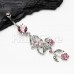 Romantic Vines Butterlfy Flowers Belly Button Ring Romantic Vines Butterlfy Flowers Belly Button Ring