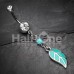 Leaf Your Worries Behind Belly Button Ring