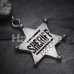 Sheriff Badge Sparkle Belly Button Ring