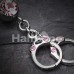 Handcuff Sparkle Belly Button Ring