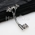 Bat Outta Hell Belly Button Ring