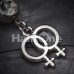 Double Female Symbol Gay Pride Belly Button Ring