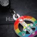 Rainbow Peace Dazzle Belly Button Ring