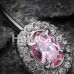 Grand Sparkle Prong Gem Belly Button Ring