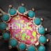 Rose Gold Opulent Opal Turquoise Belly Button Ring
