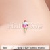 Summertime Sadness Ice Cream Cone Nose Stud Ring