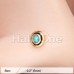 Golden African Tribal Nose Stud Ring
