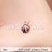 Dainty Ladybug L-Shape Nose Ring