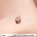 Golden Dainty Ladybug L-Shape Nose Ring