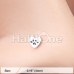 Heart Paw Animal Lover L-Shape Nose Ring