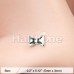Cutesy Bow-Tie L-Shape Nose Ring