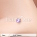 Opal Sparkle Prong Set Nose Stud Ring