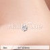 Flower Icon Sparkle Nose Stud Ring