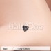 Colorline Heart Nose Screw Ring