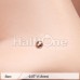 Rose Gold Ball Basic L-Shaped Nose Ring