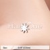 Dainty Blazing Sun Icon L-Shaped Nose Ring