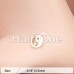 Golden Yin Yang Tao L-Shaped Nose Ring