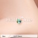 Opal Sparkle Prong Set L-Shaped Nose Ring