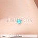 Golden Opal Sparkle Prong Set L-Shaped Nose Ring