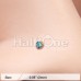 Rose Gold Opal Sparkle L-Shaped Nose Ring