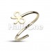 Golden Bow-Tie Bendable Nose Hoop
