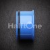 Neon Colored Acrylic Single Flared Ear Gauge Plug
