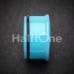Neon Colored Acrylic Single Flared Ear Gauge Plug