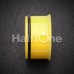 Neon Colored Acrylic Single Flared Ear Gauge Plug