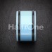 Neon Colored Acrylic No Flare Ear Gauge Plug