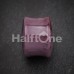 Lava Infused Double Flared Ear Gauge Plug