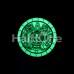 Glow in the Dark Mayan Calendar Single Flared Ear Gauge Plug