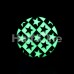 Glow in the Dark Checkered Stars Single Flared Ear Gauge Plug