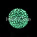 Glow in the Dark Leopard Single Flared Ear Gauge Plug