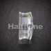 Diamond Eyes Sugar Skull Clear UV Single Flared Ear Gauge Plug