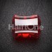 Double Sided Faceted Cubic Zirconia Double Flared Ear Gauge Plug 