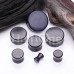 Blue Sandstone Stone Double Flared Ear Gauge Plug