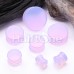 Lavender Opalite Double Flared Ear Gauge Plug