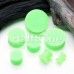 Solid Silicone Ear Skin Double Flared Plug