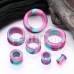 Cosmic Flexible Silicone Double Flared Ear Gauge Tunnel Plug