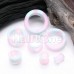 Milky Way Flexible Silicone Double Flared Ear Gauge Tunnel Plug