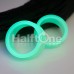 Glow in the Dark Supersize Flexible Silicone Double Flared Ear Gauge Tunnel Plug